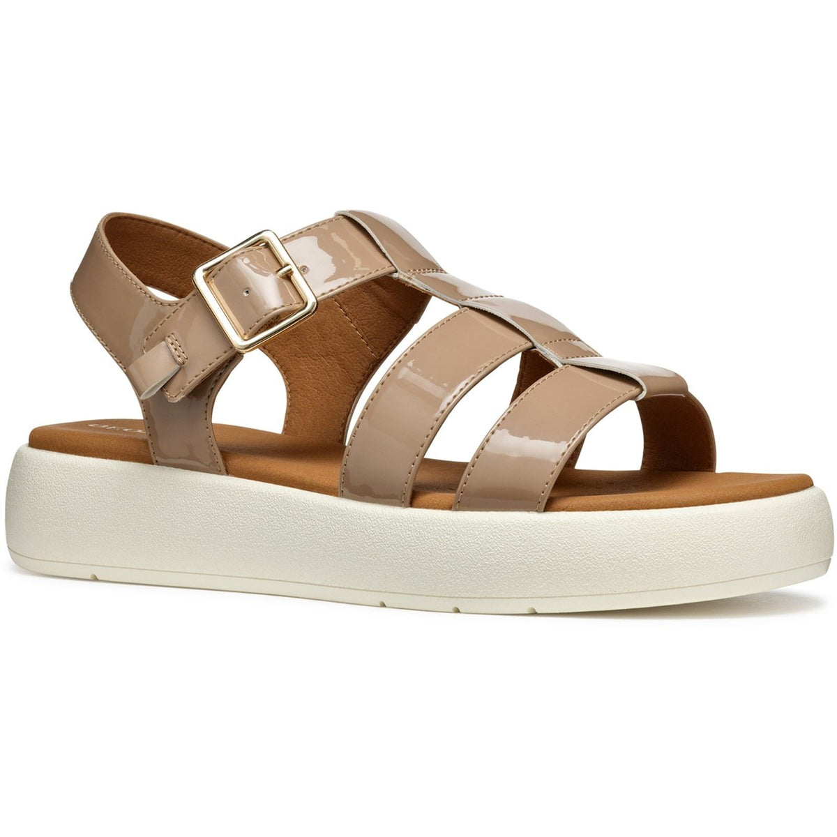 Geox D CAMALEI Synthetic Women's Caramel Sandals
