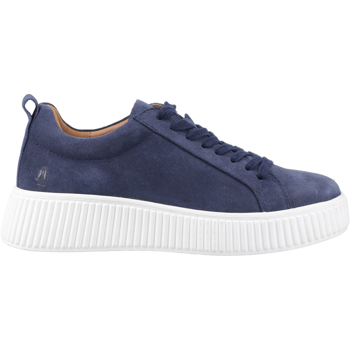 Hush Puppies Harlow Suede Suede Women's Indigo Trainers