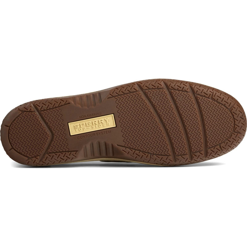 Sperry Billfish 3-Eye Leather Men's Dark Tan Boat Shoes