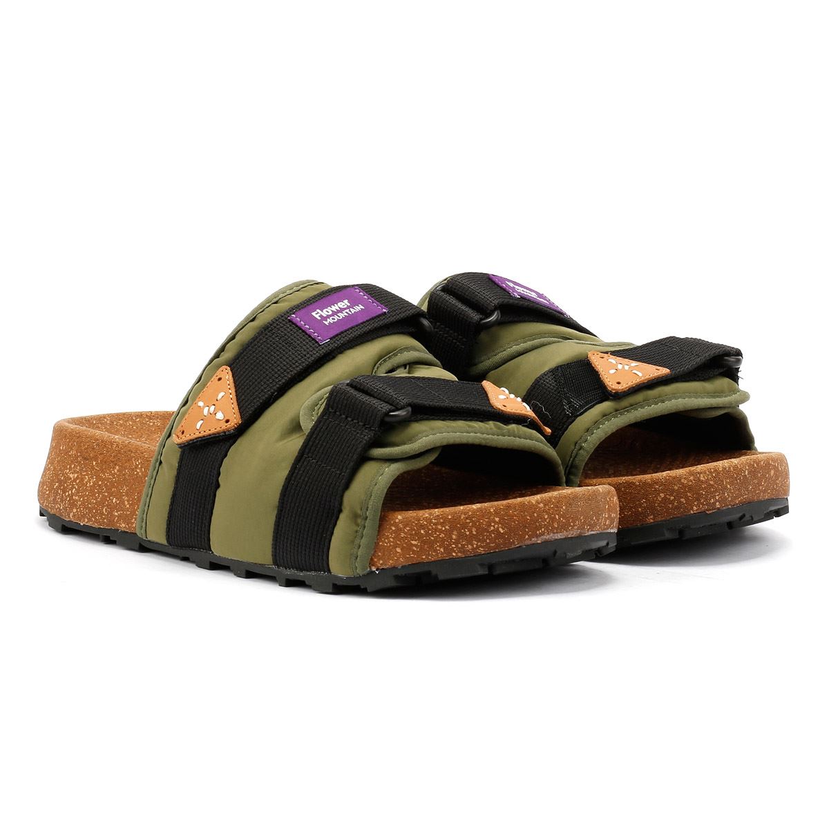 Flower Mountain Niwa Nylon Olive Slides