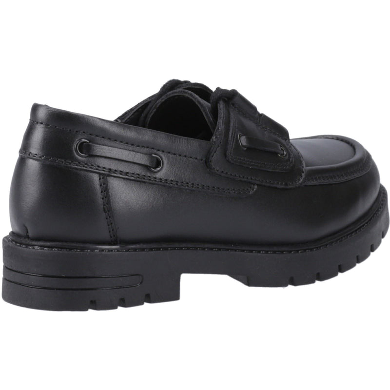 Hush Puppies Lucy Leather Junior Black Shoes