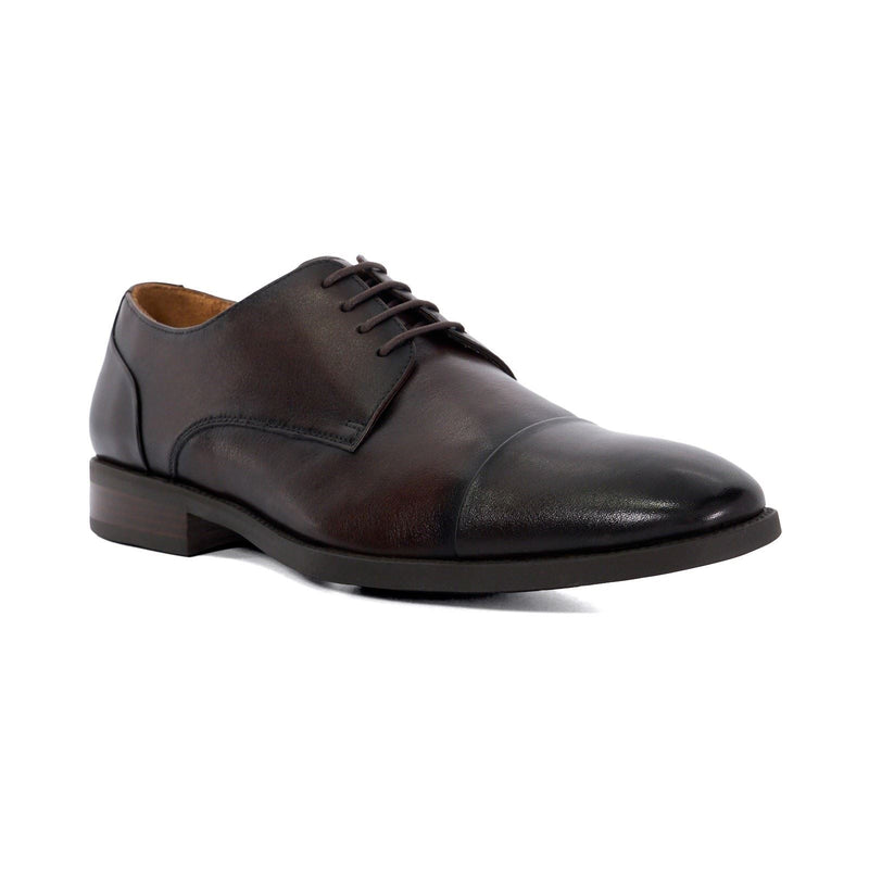 Dune Suffix Leather Men's Brown Lace-Up Shoes