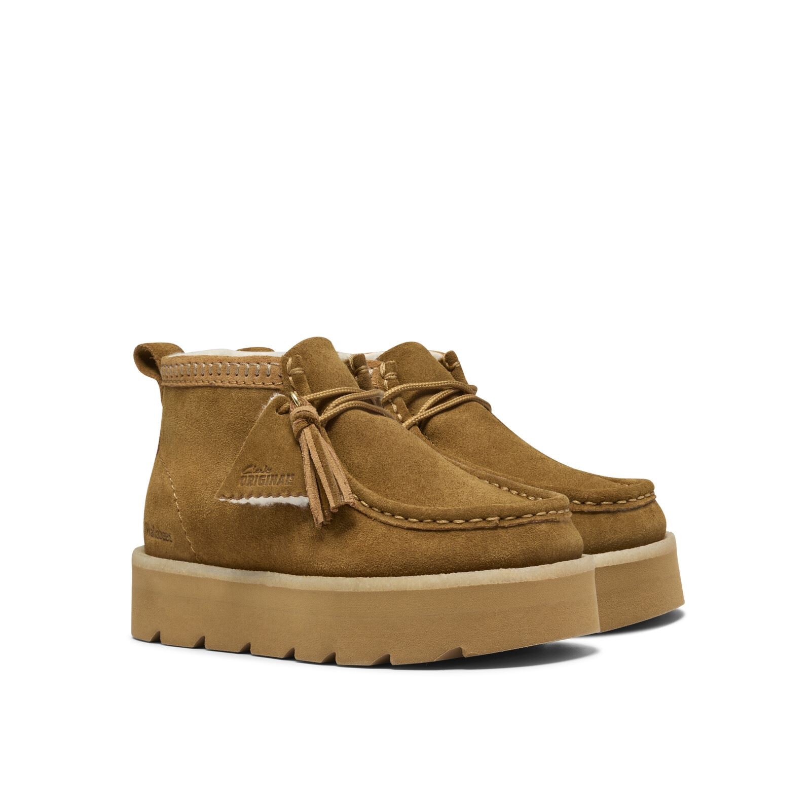 Clarks Originals Meare Walla Suede Women's Mid Brown Boots