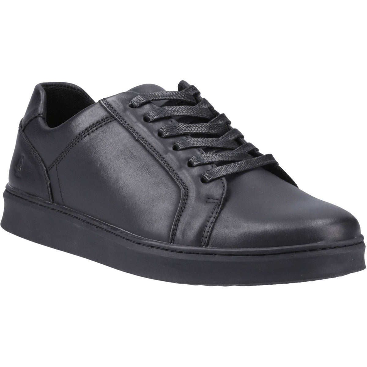 Hush Puppies Madden Leather Men's Black Trainers