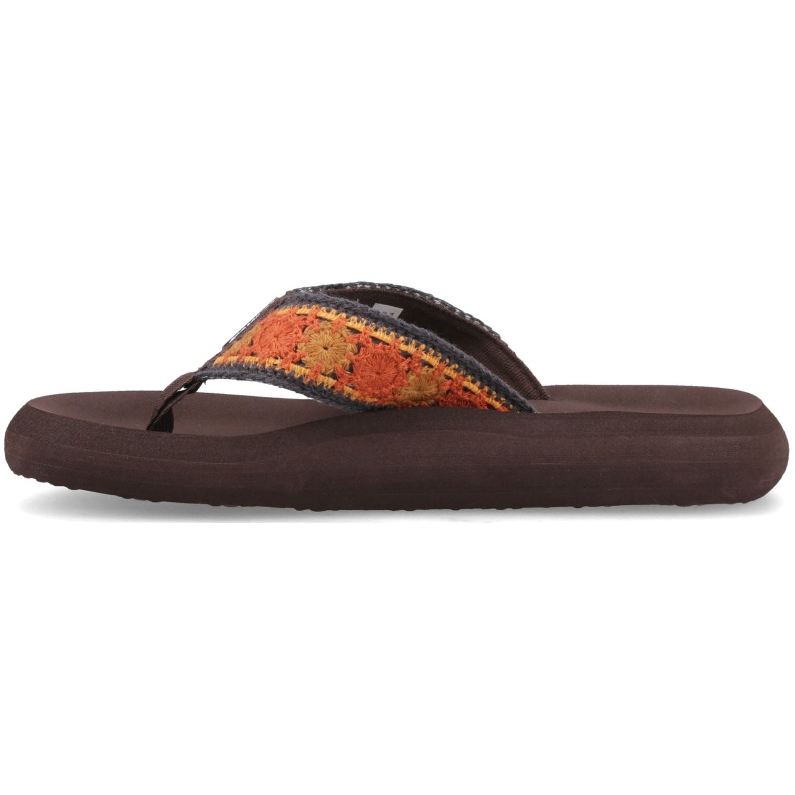 Rocket Dog Spotlight Marlow Textile Women's Brown/Multi Flip Flops