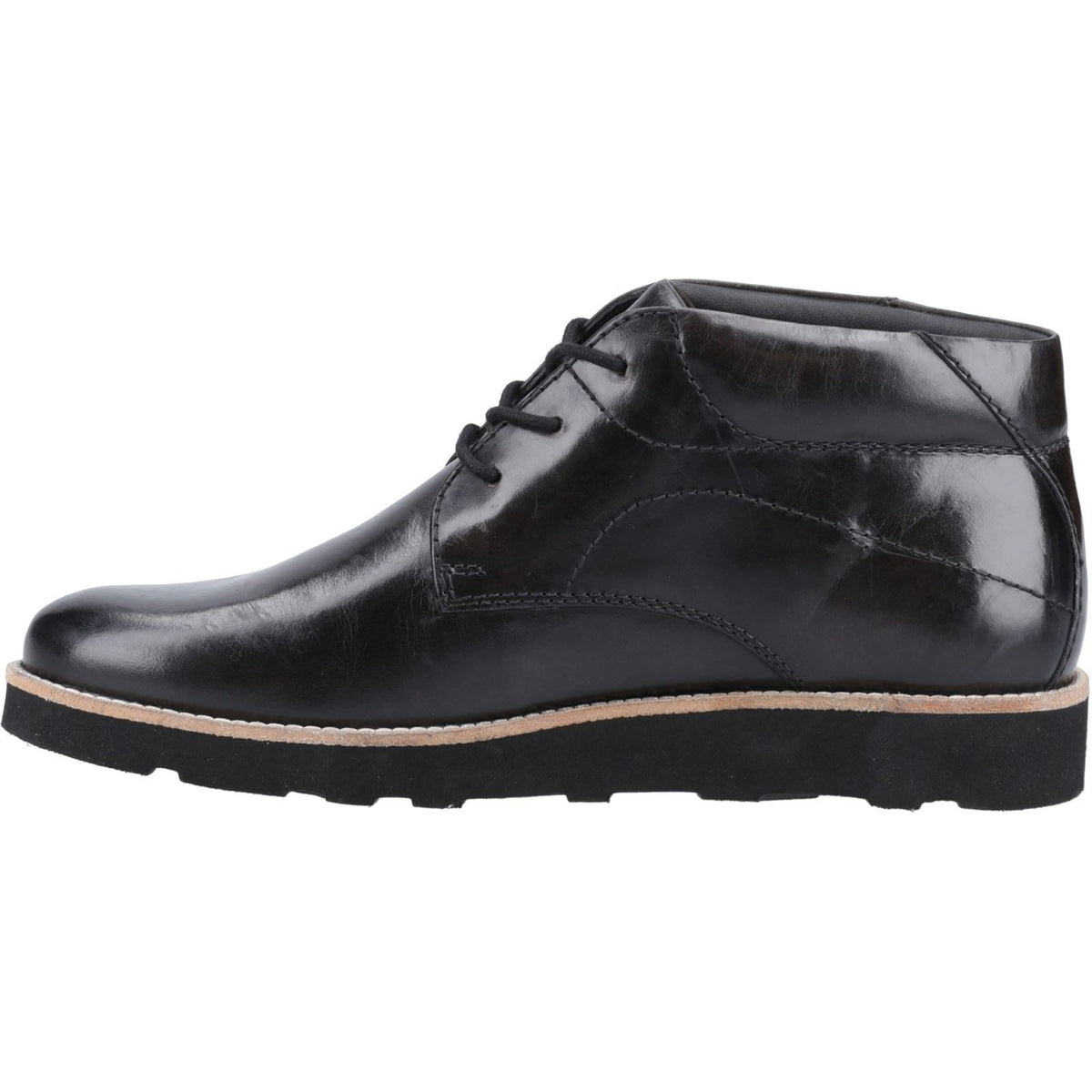 Hush Puppies Kennedy Leather Men's Black Boots