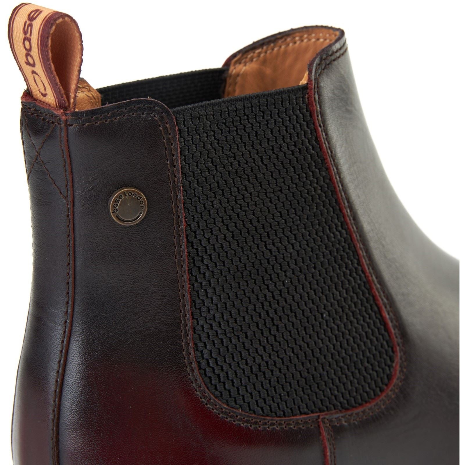 Base London Roebuck Leather Men's Bordo Boots