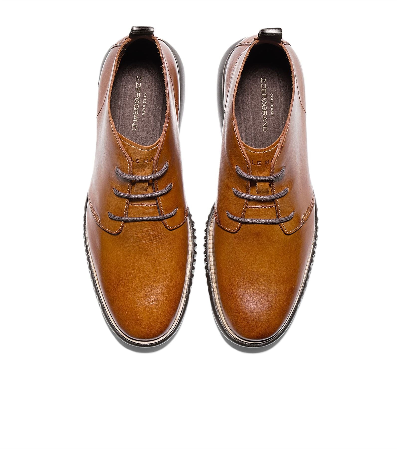 Cole Haan 2.Zerogrand British Tan Leather Men's Brown Chukka Boots