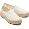 TOMS Carolina 100% Cotton Women's Natural Espadrilles
