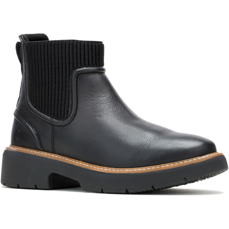 Hush Puppies Jodie Leather Women's Black Boots