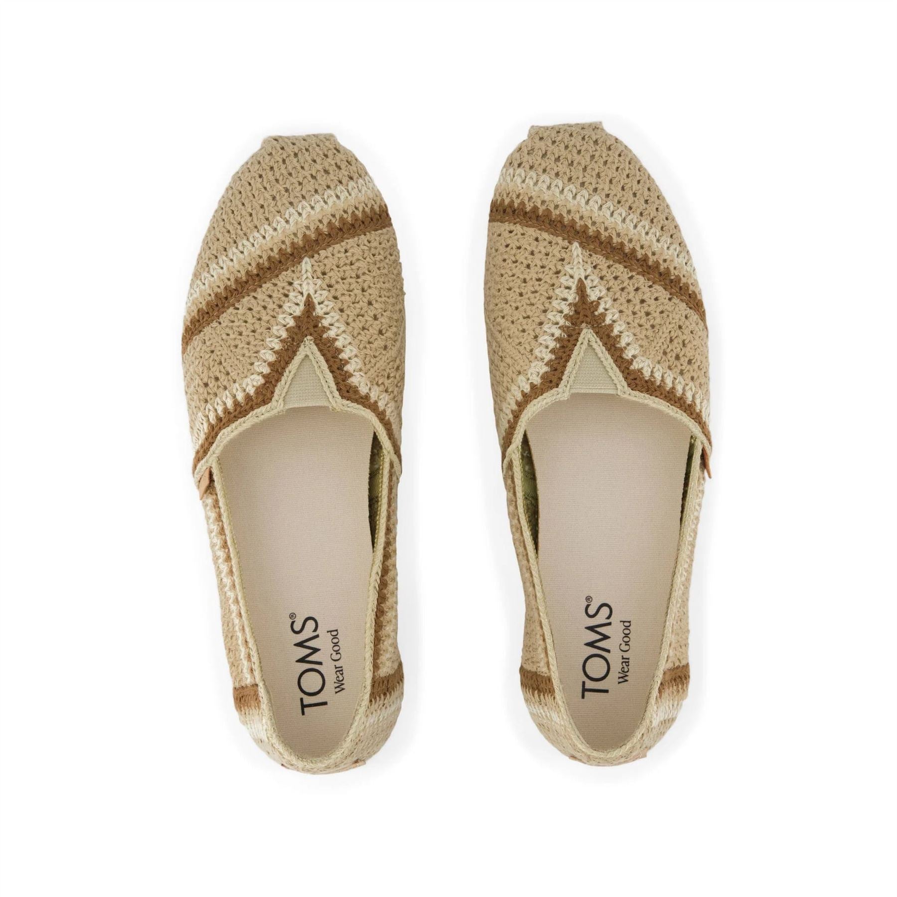 TOMS Alpargata Classic Cotton Women's Dark Beige Espadrilles