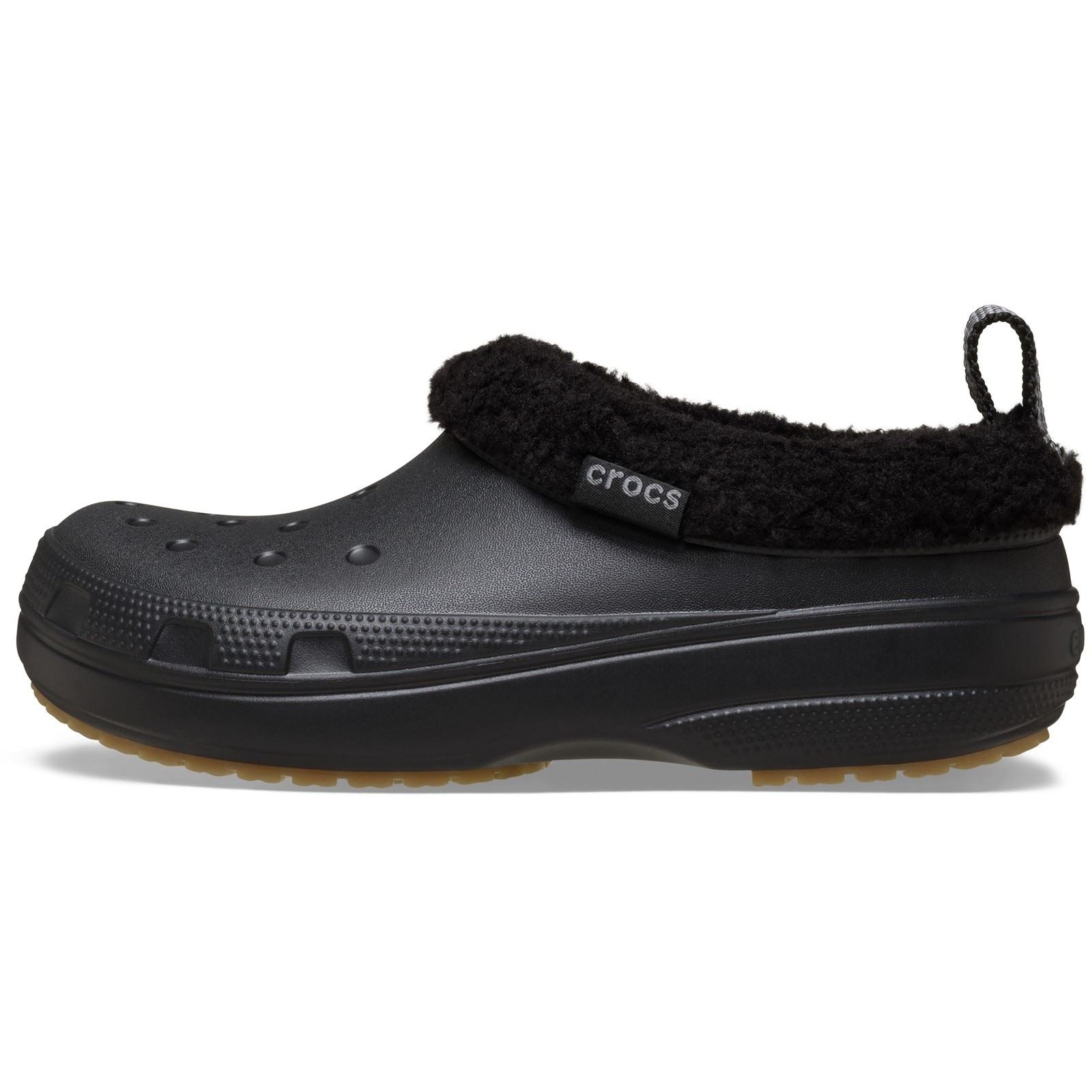 Crocs Classic Lined Shorty Thermoplastic Black Clogs