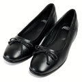 Pod Priya Leather Women's Black Flats