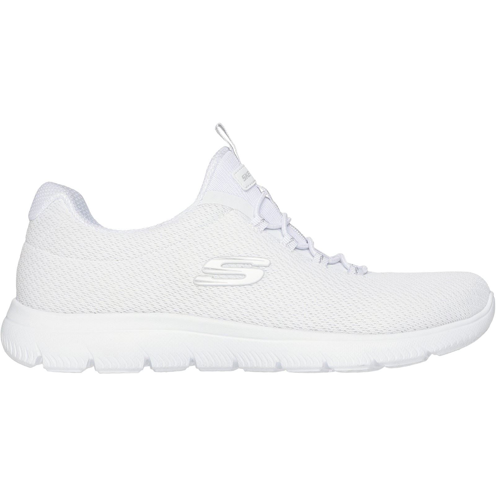 Skechers Summits Summer Blush Textile Women's White Trainers
