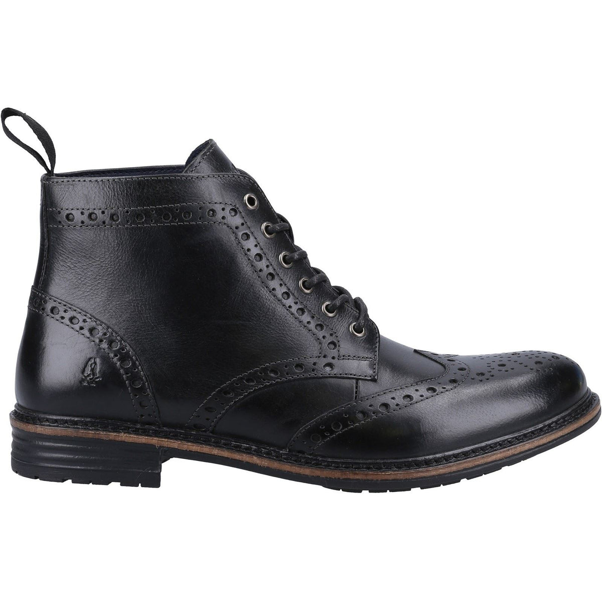 Hush Puppies Joshua Leather Men's Black Boots