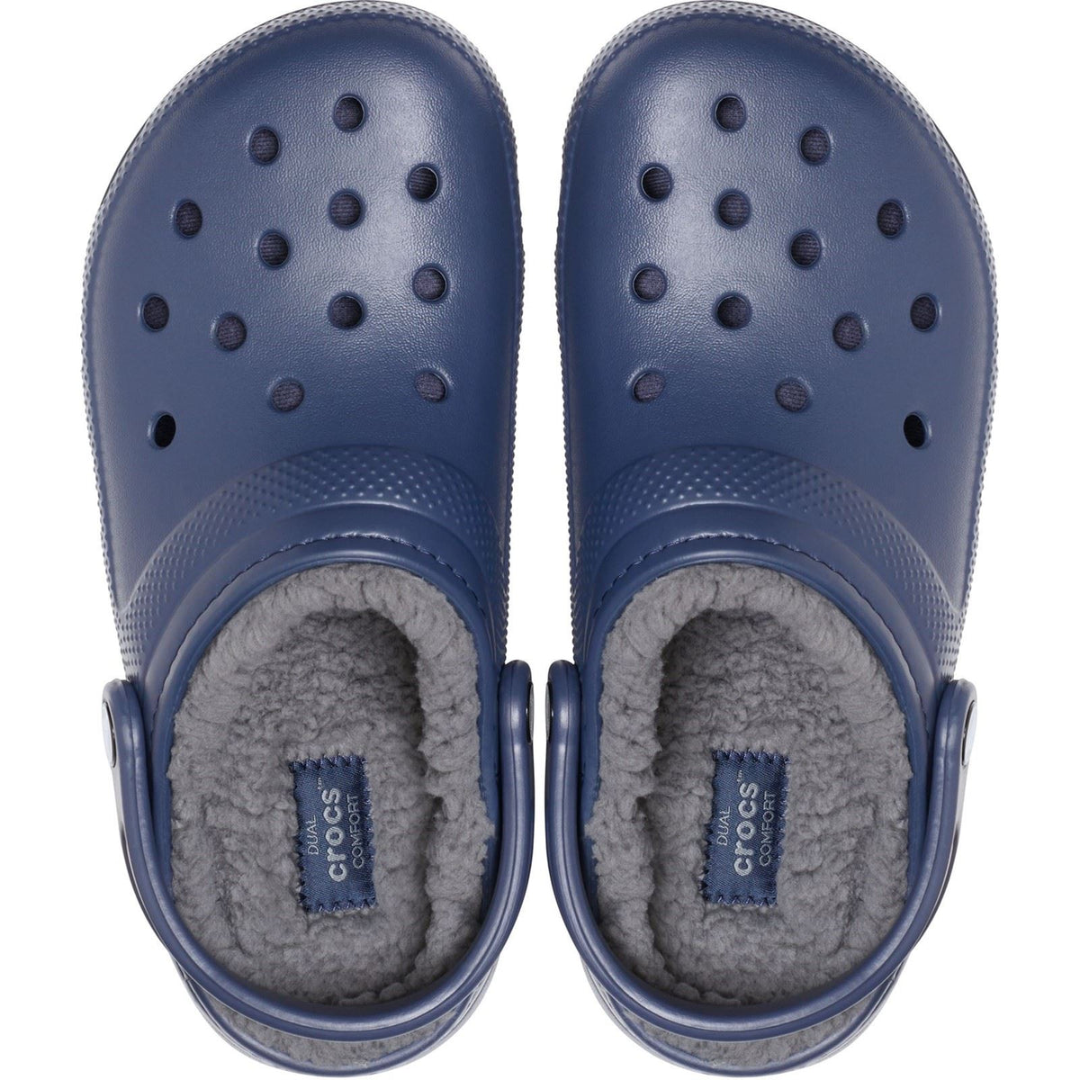 Crocs Classic Lined Synthetic Navy/Charcoal Clogs