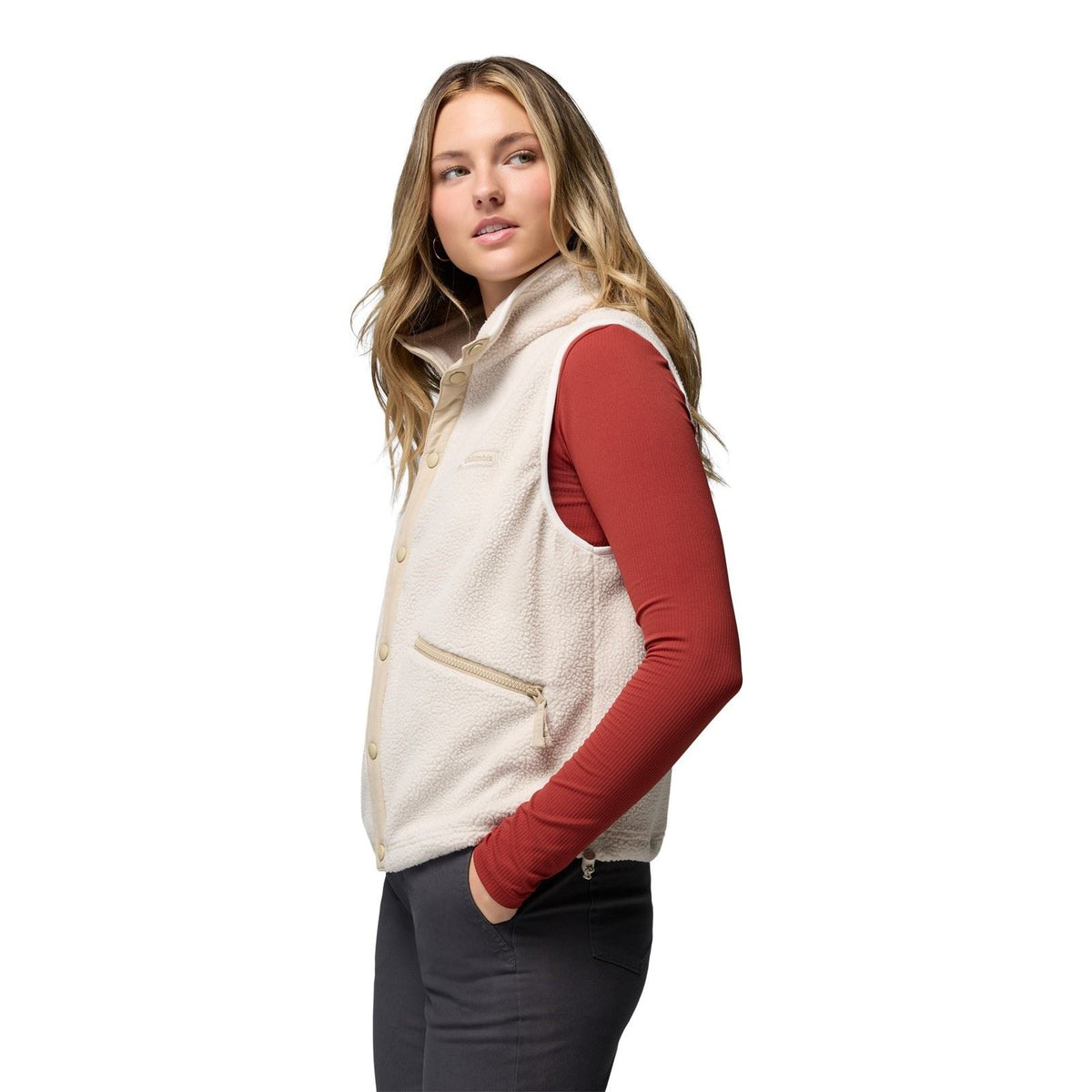 Columbia Helvetia Vest Women's Beige Gilets