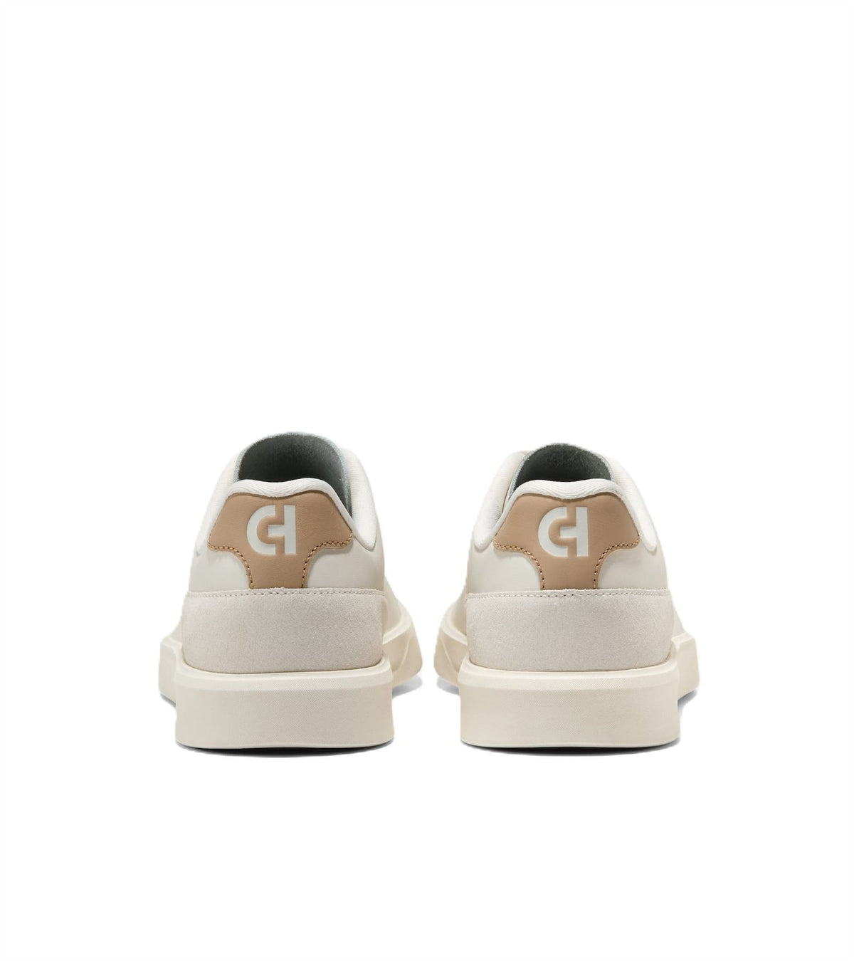 Cole Haan Grand Crosscourt Packaway Leather Men's Ivory Trainers