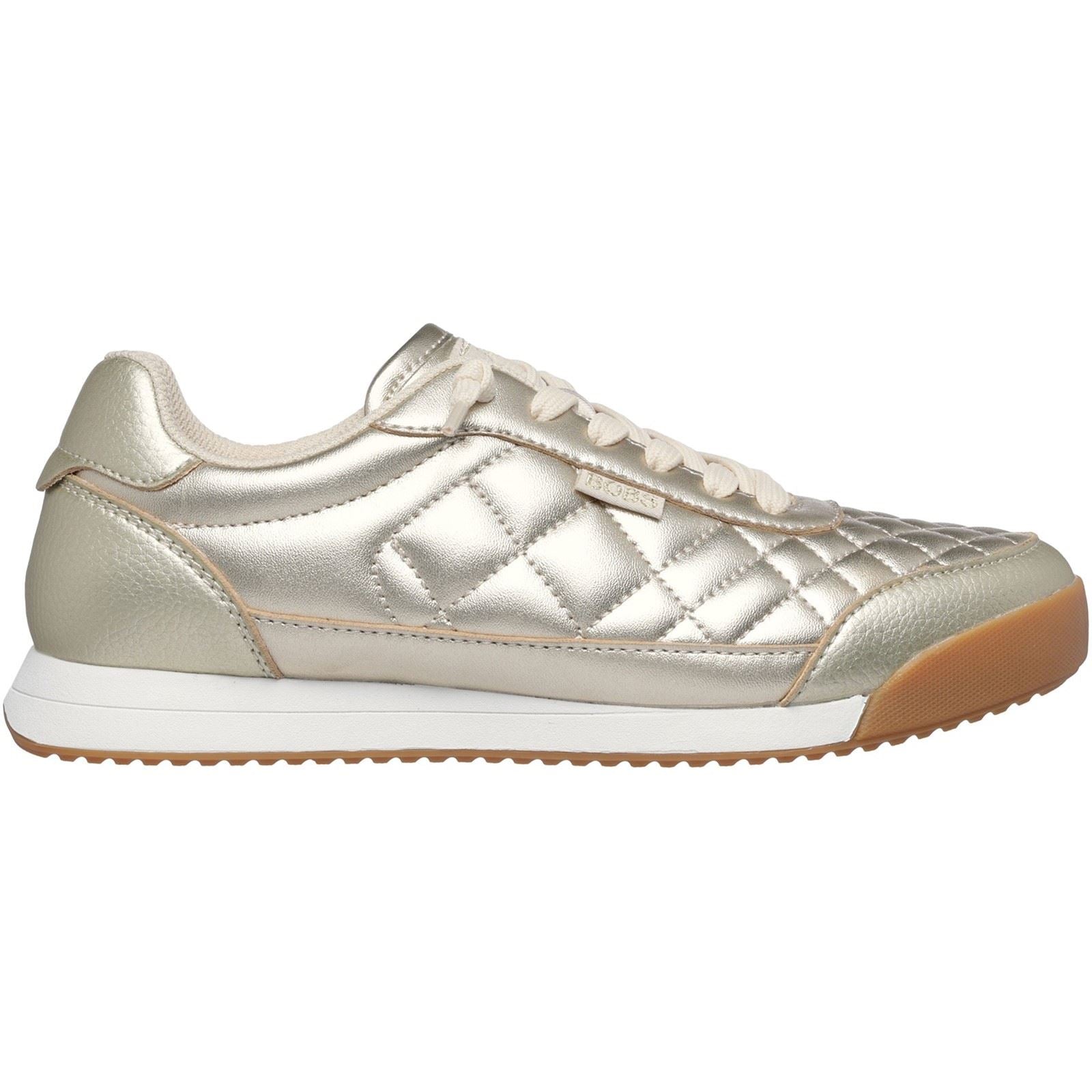 Skechers BOBS Billie Wild Comfort Synthetic Women's Gold Trainers