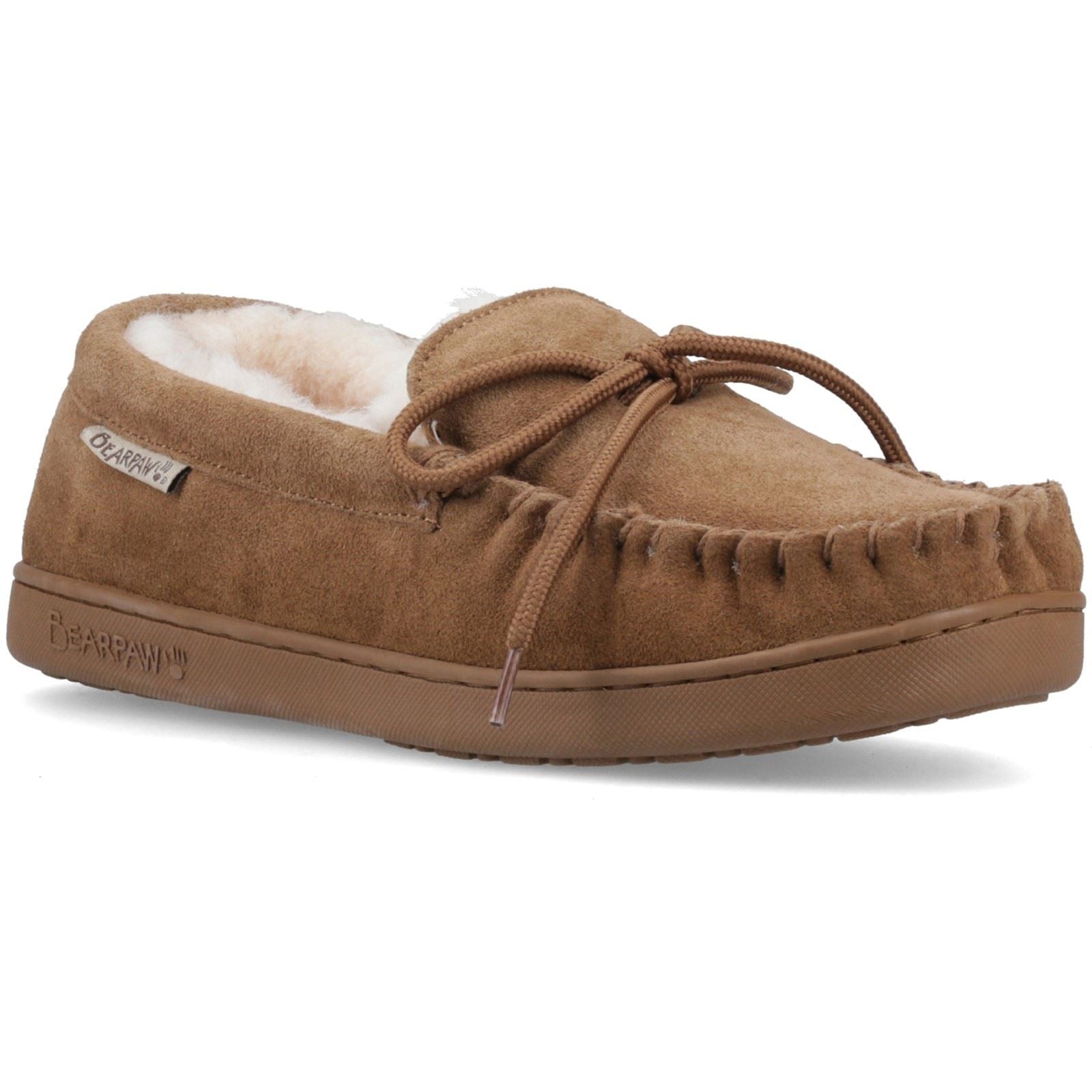 Bearpaw Moc II Suede Men's Hickory Slippers