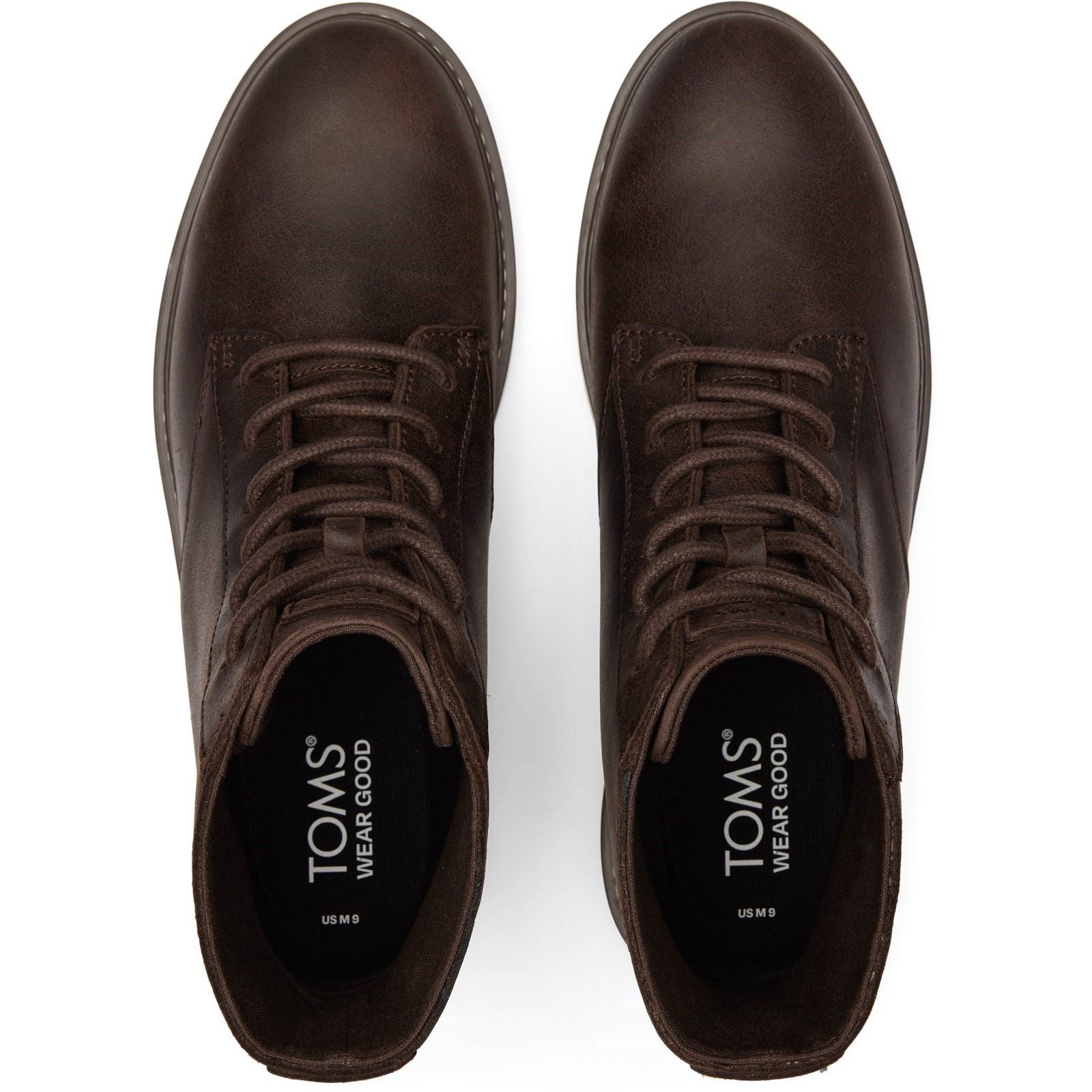 TOMS Navi TRVL Lite Ranger Leather Men's Dark Brown Boots