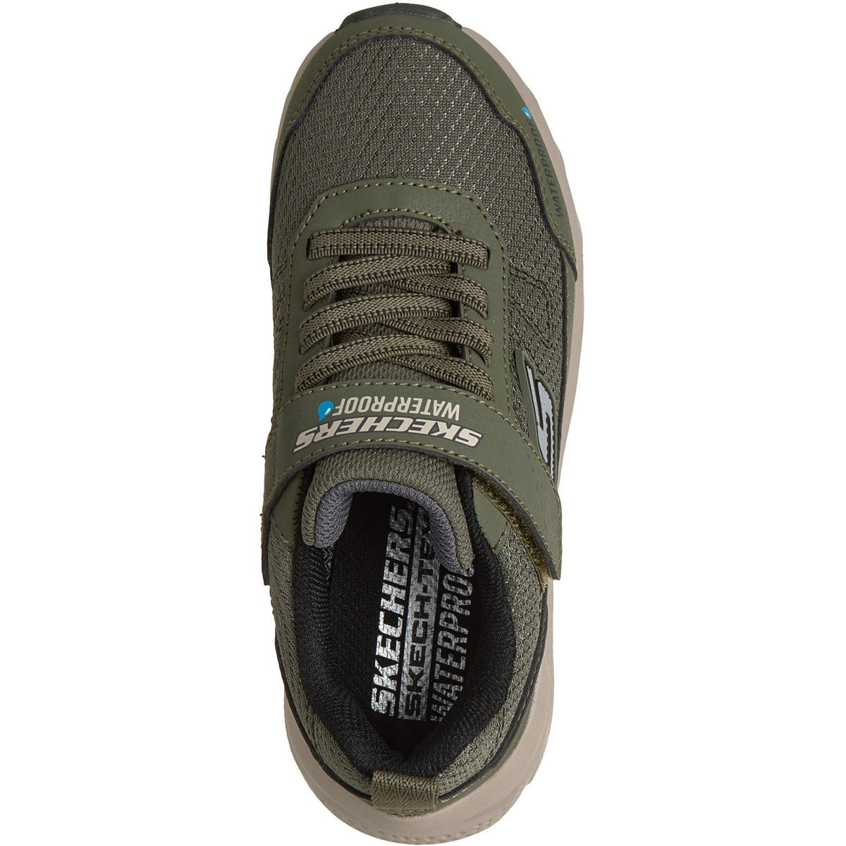 Skechers Elite Sport Tread Aquavek Olive Trainers