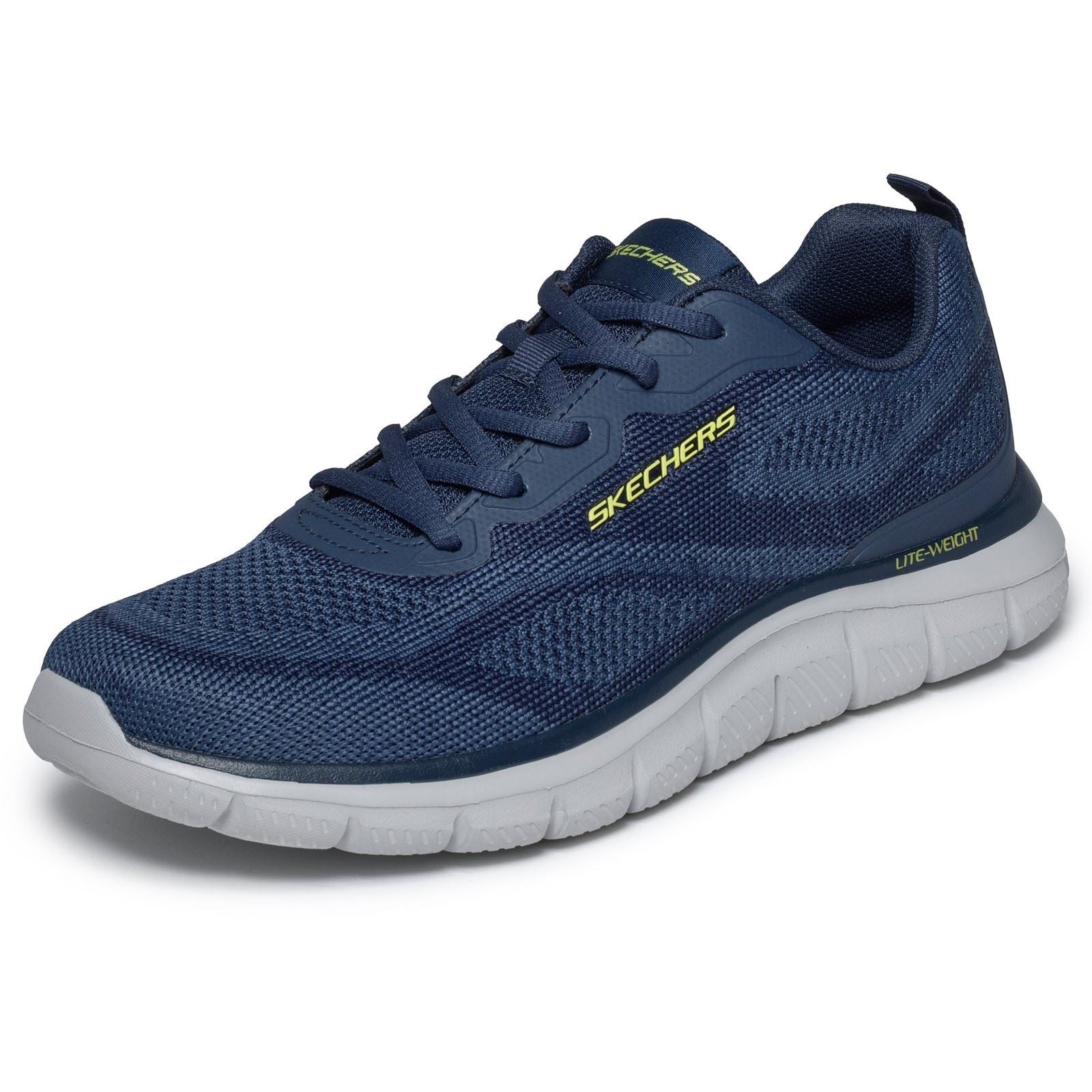 Skechers Track Pohlter Textile Men's Navy Trainers