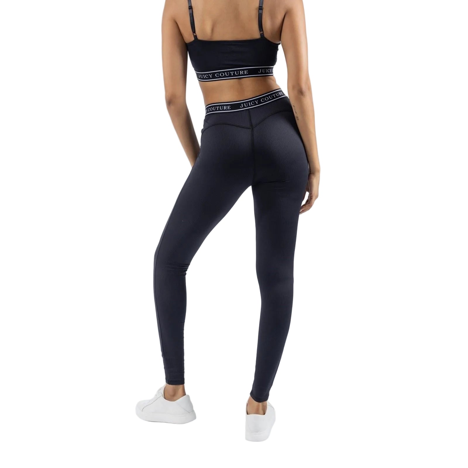 Juicy Couture Kia Nylon Women's Black Sports Leggings