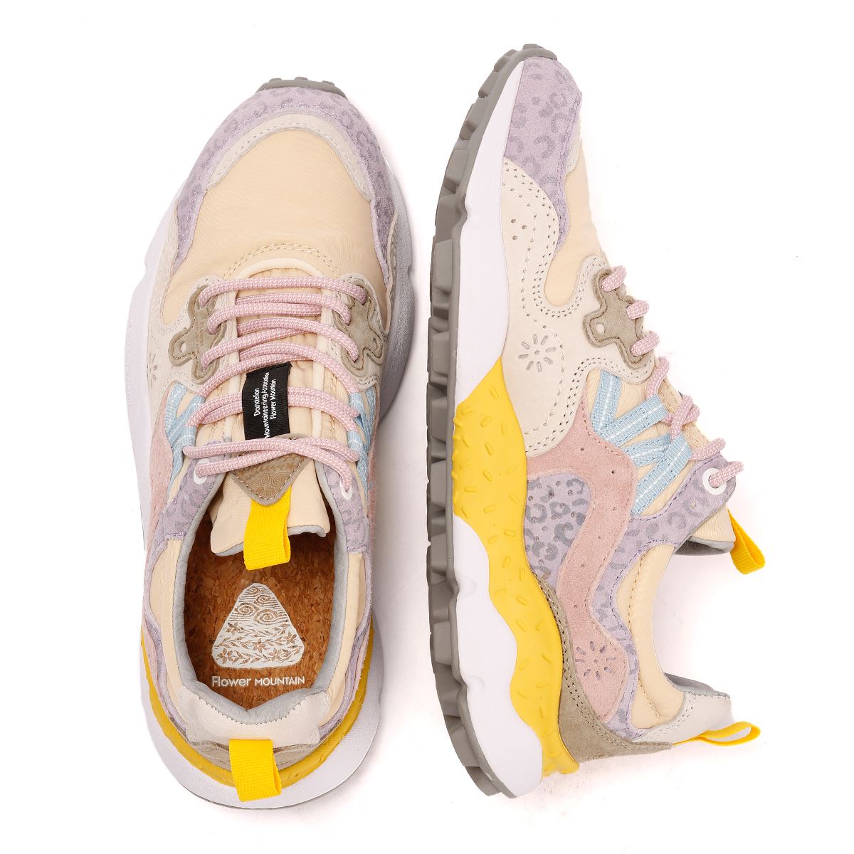 Flower Mountain Yamano 3 Women's Lilac/Blush/Cream Trainers