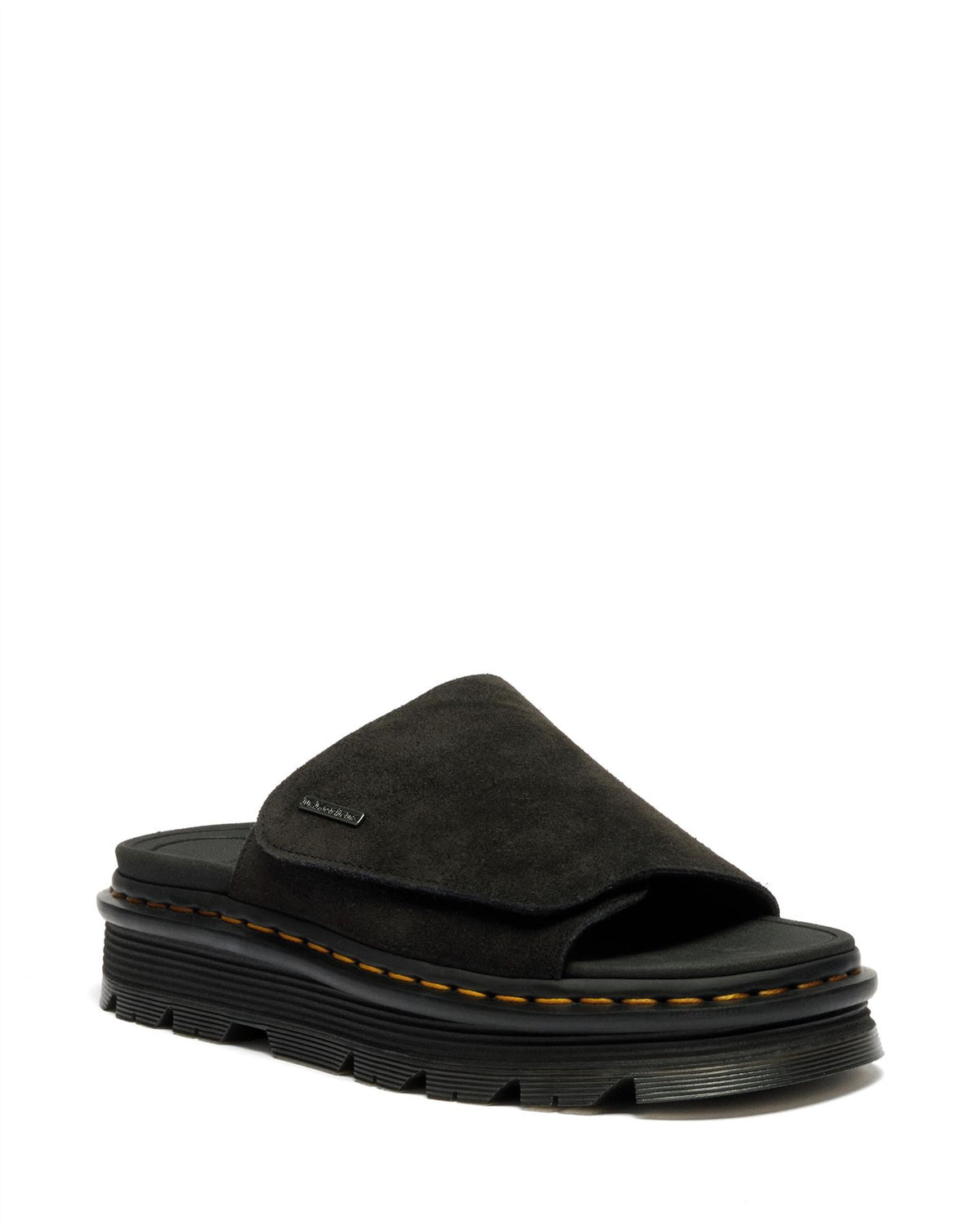 Dr. Martens Zebzag Suede Women's Black Slides