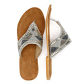 Tower London Toepost Women's Silver Sandals