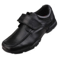 Hush Puppies Freddy 2 Senior Leather Boys's Black Shoes