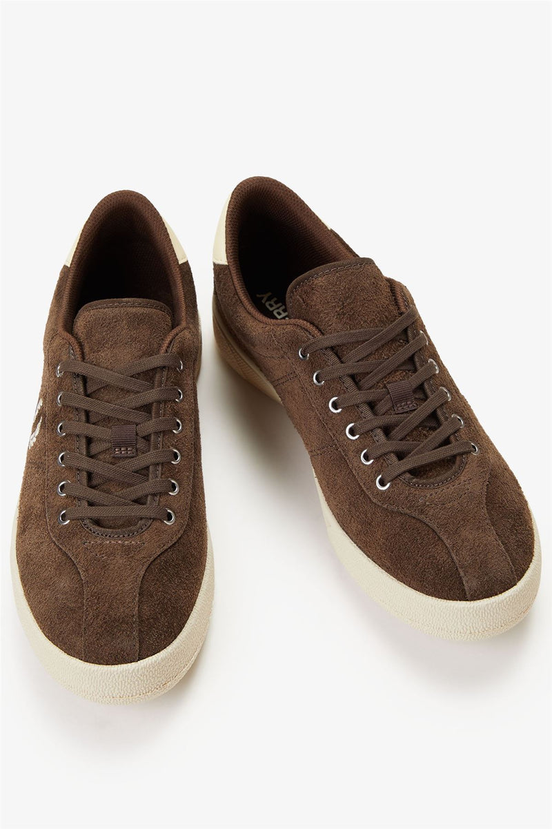 Fred Perry Tennis Shoe Suede Men's Tobacco/Ice Cream Trainers