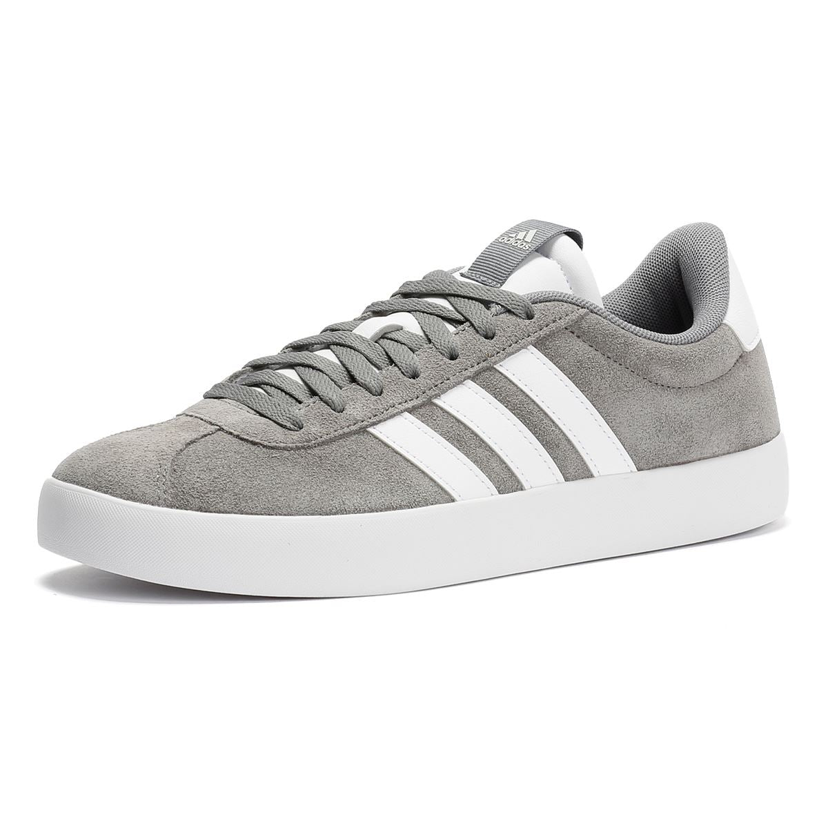 Adidas VL Court 3.0 Leather Men's Grey/White Trainers