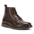 H By Hudson Battle Leather Mens Brown Boot