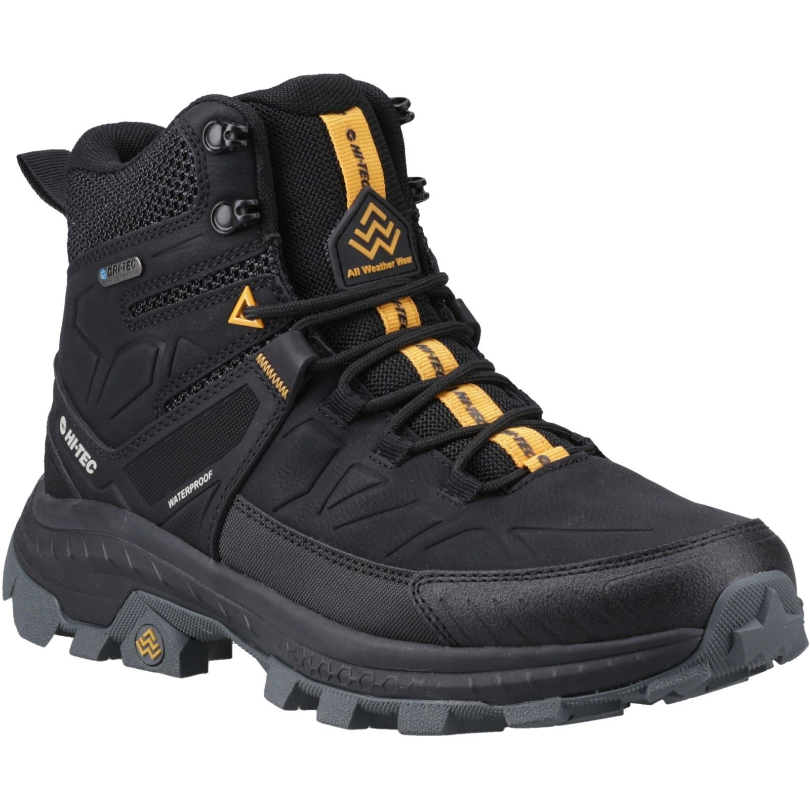 Hi-Tec Rainier Synthetic Men's Black Hiking Boots