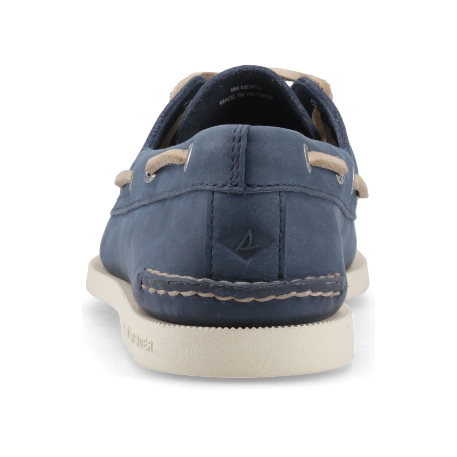 Sperry Authentic 2 Eye Boat Leather Men's Navy Boat Shoes