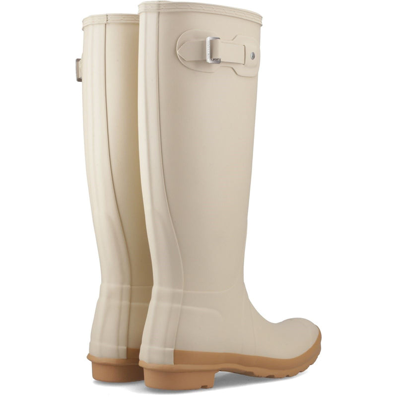 Hunter Original Tall Boot Rubber Women's Gravel/Biscuit Wellington Boots