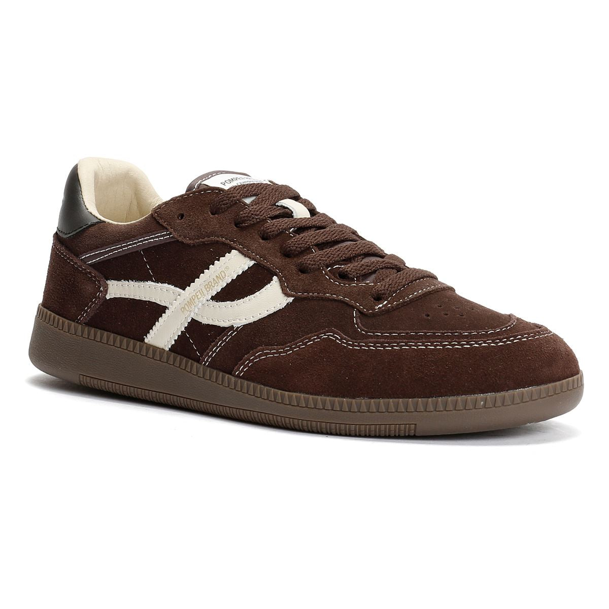 Pompeii Elan Sala Suede Men's Ecru/Biscuit Trainers