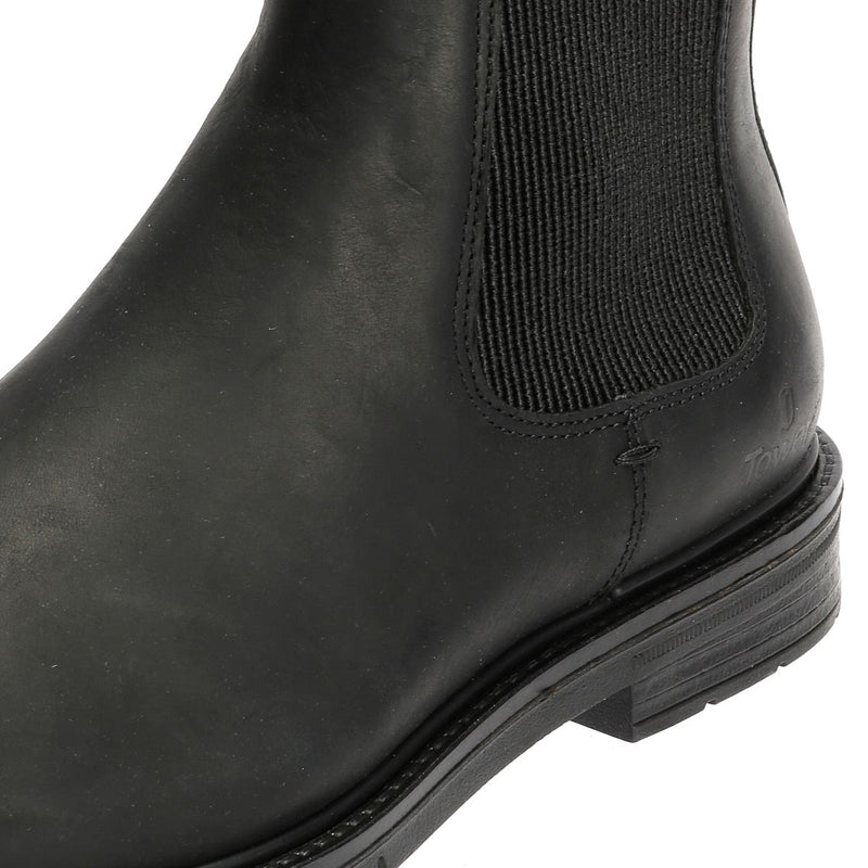 Tower London Harbour Leather Men's Black Chelsea Boots