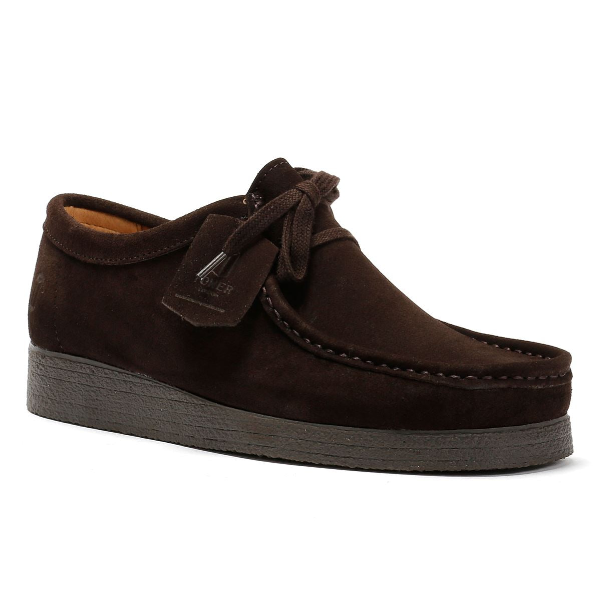 Tower London Apache Suede Men's Dark Brown Shoes