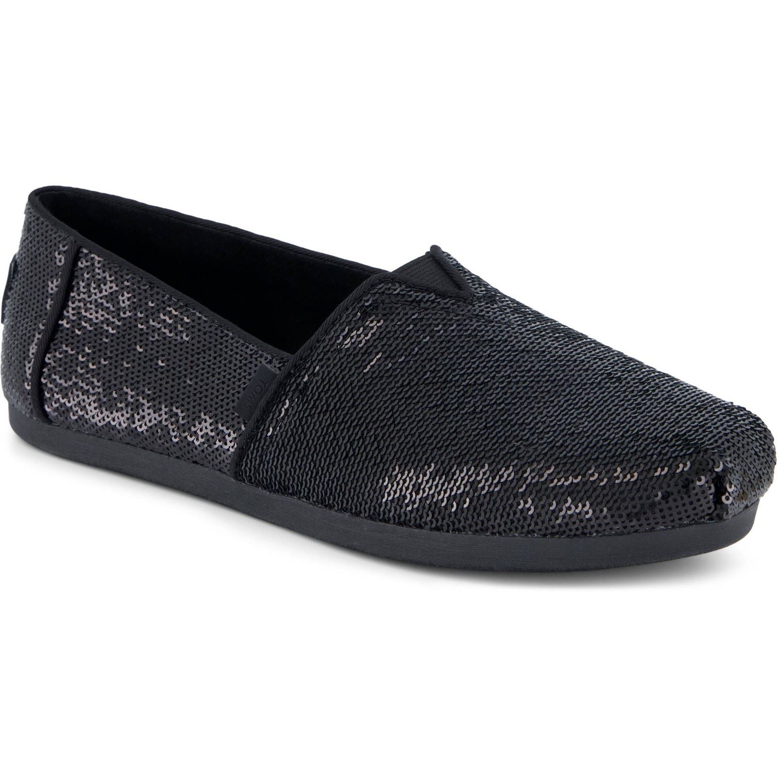 TOMS Alpargata Sequins Textile Women's Black Espadrilles