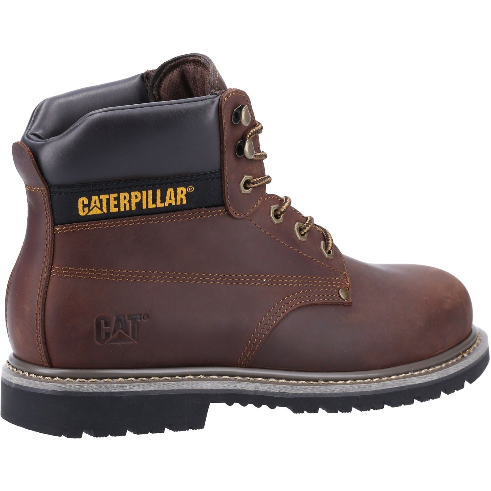 Caterpillar Powerplant S3 Nubuck Brown Safety Boots