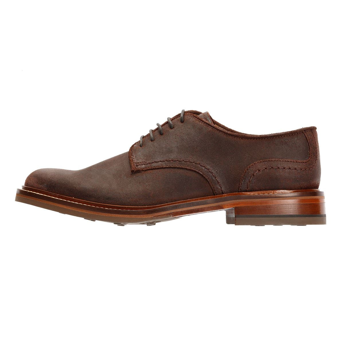Chapman & Moore Plain Derby Country Leather Men's Choco Shoes