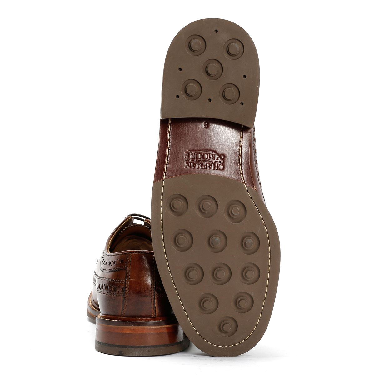 Chapman & Moore Longwing Brogue Country Leather Men's Choco Shoes