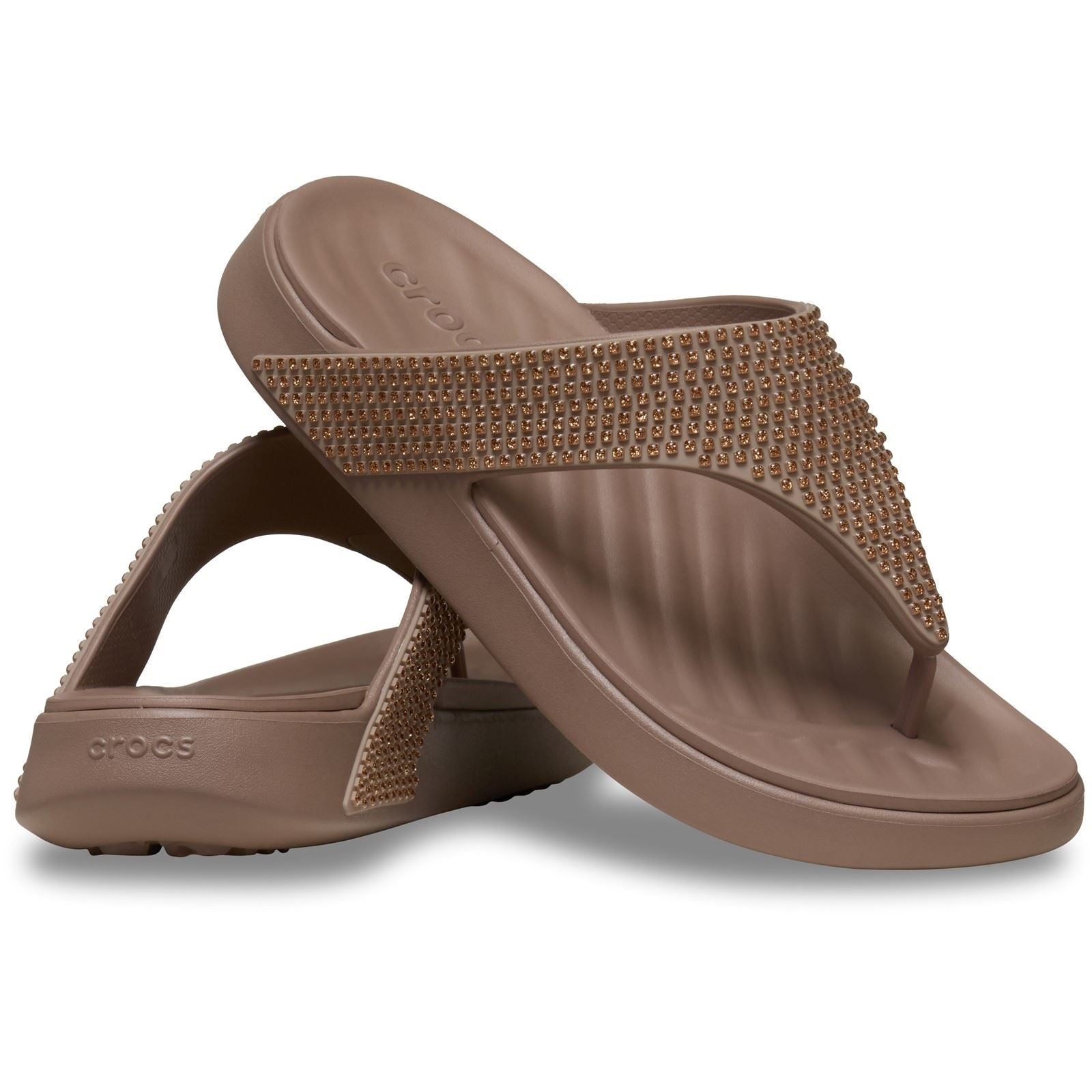 Crocs Getaway Triangle EVA Women's Latte Sandals