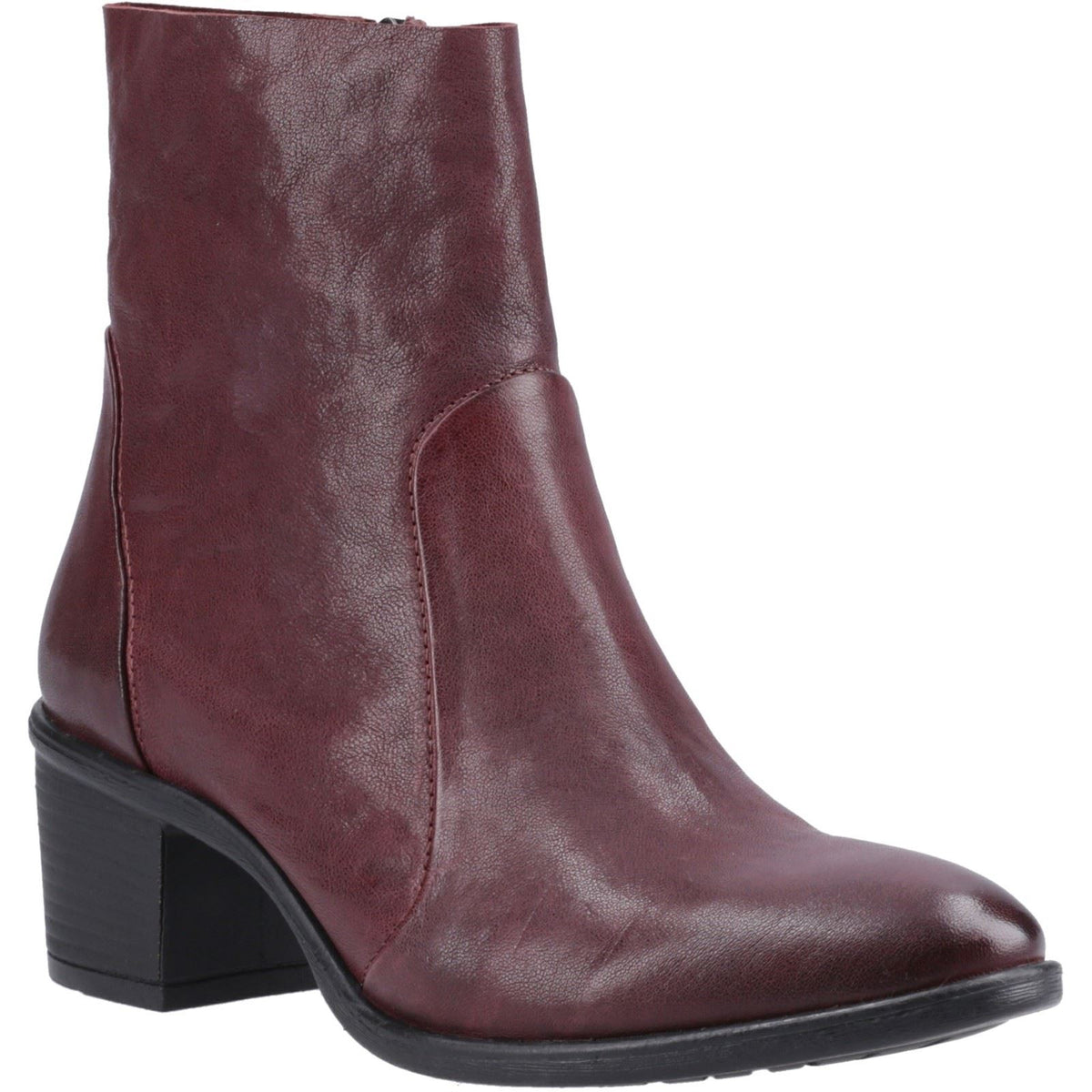 Hush Puppies Winona Leather Women's Plum Boots