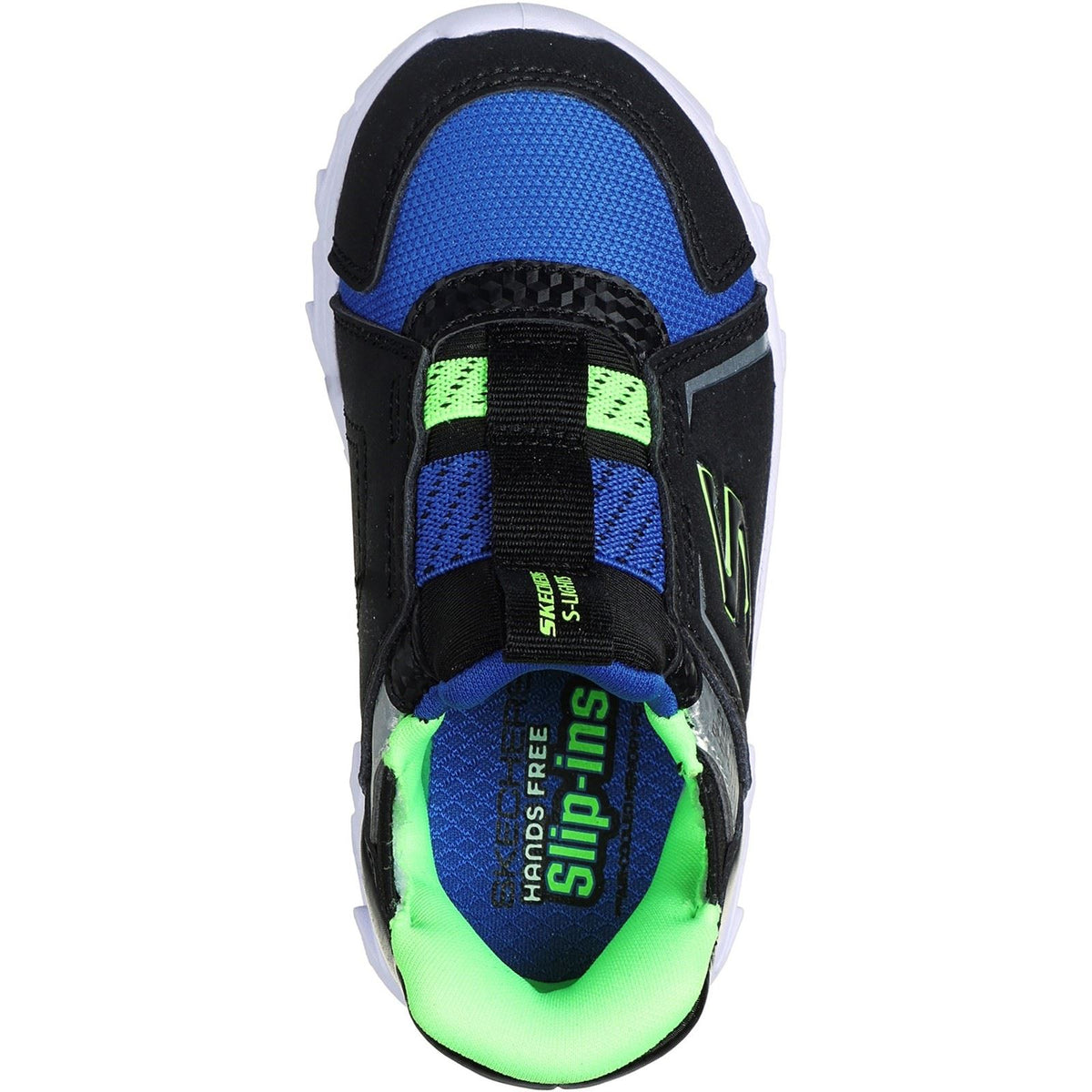 Skechers Hypno-Flash 2.0 - Vexlux Black/Blue/Lime Trainers