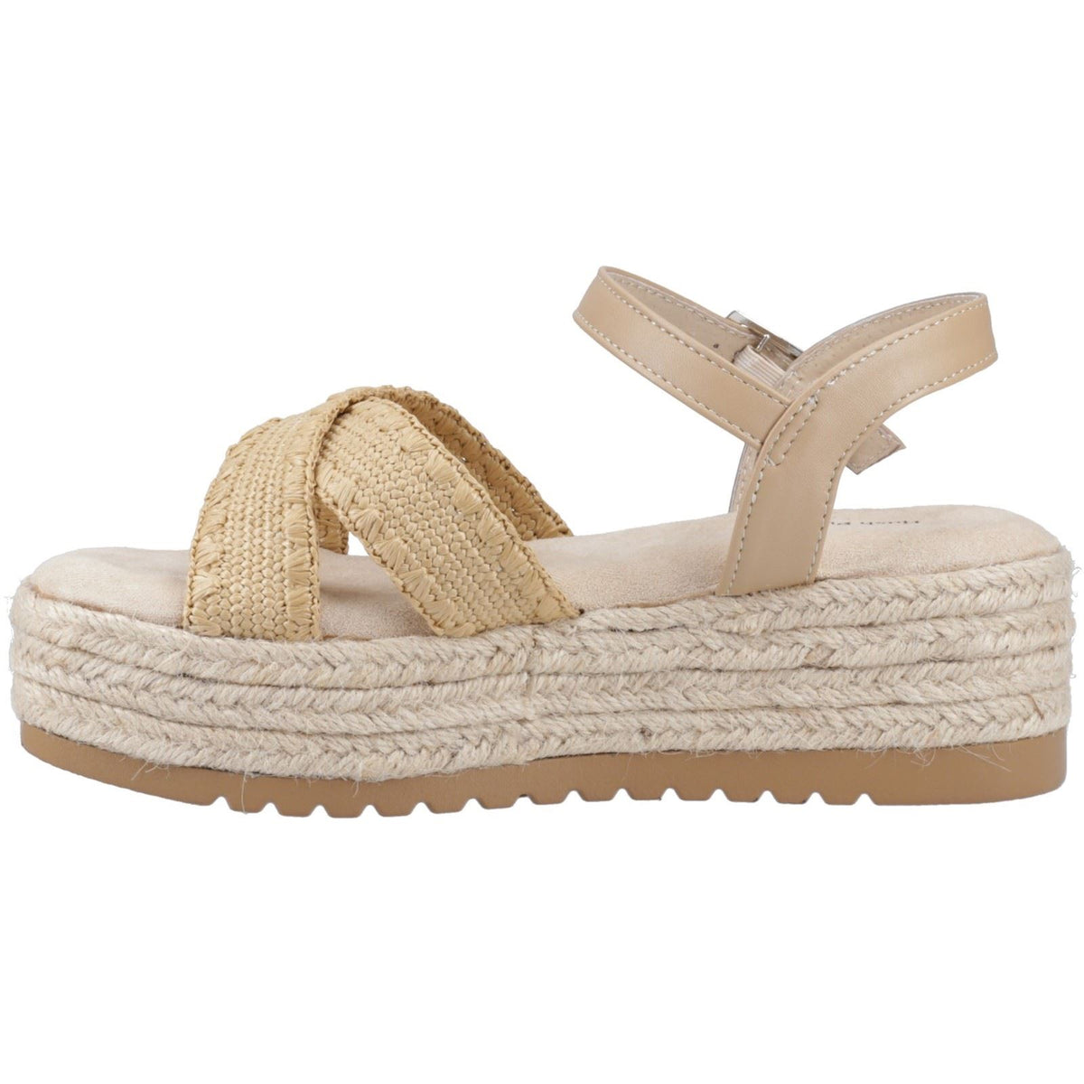 Hush Puppies Jemma Espadrille Synthetic Women's Tan Sandals