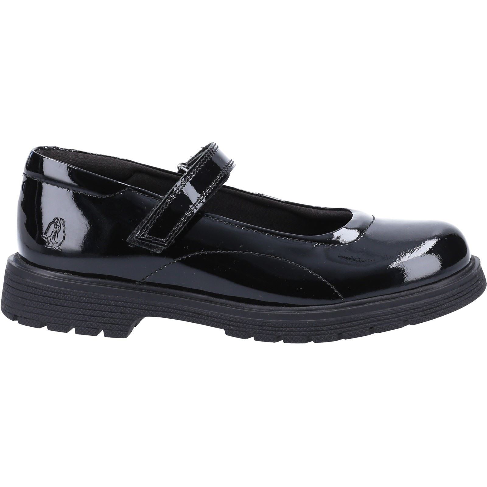 Hush Puppies Tally Patent Leather Youth Girl's Black Shoes